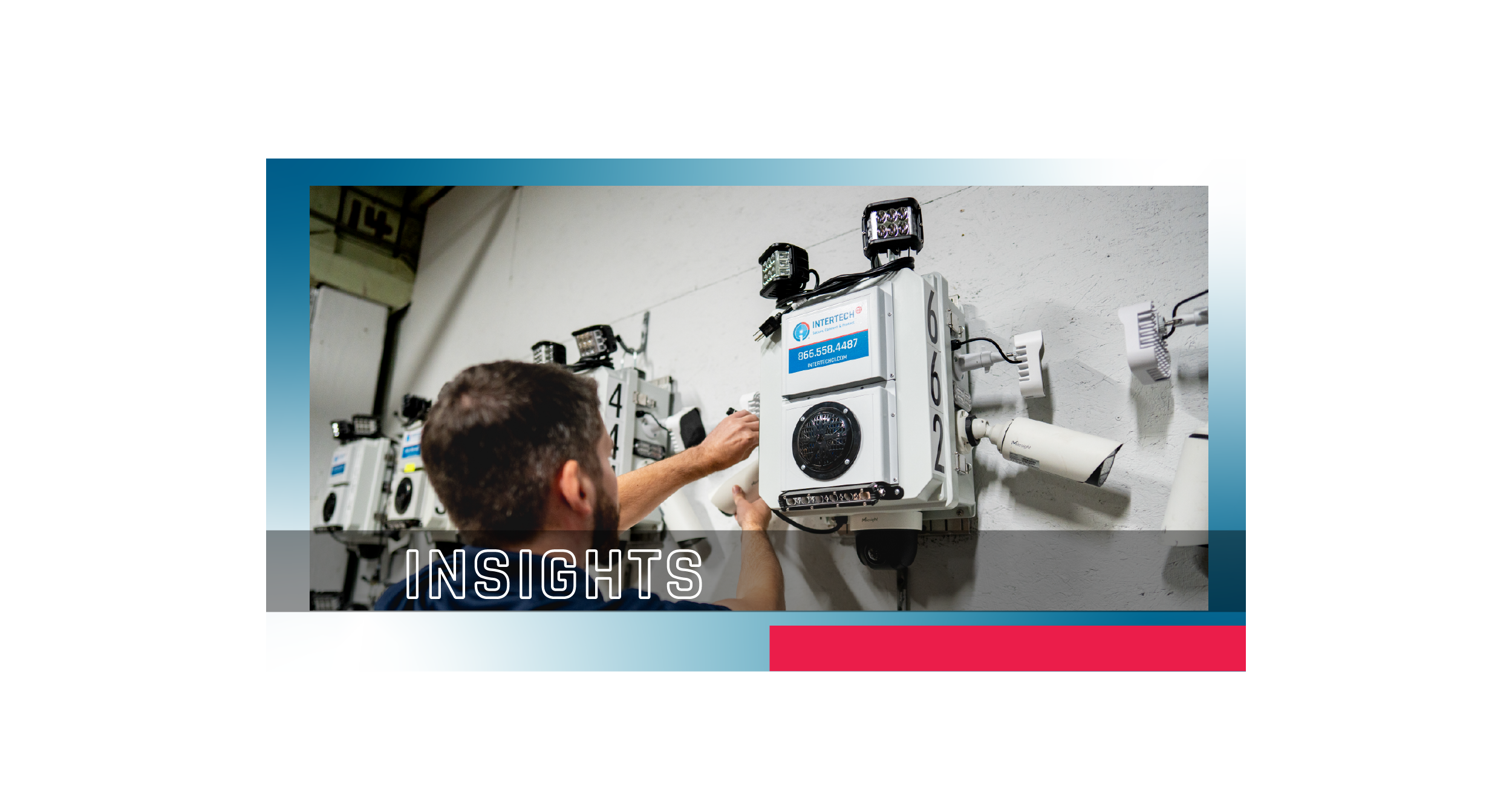 Person modifying perimeter surveillance unit